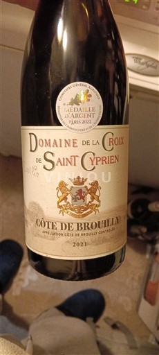 Beaujolais Côte-de-brouilly Domaine La Croix de Saint Cyprien 2021