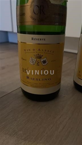 Wines Blanc sec Réserve Gustave Lorentz 2020 France Alsace Riesling AOC