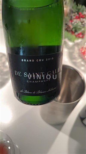 Šampanja Ni doloceno De Saint-Gall Le Blanc de Blancs Millésimé 2015