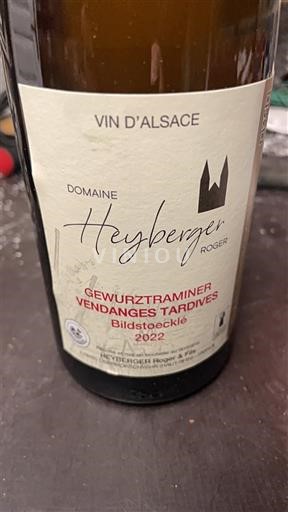 Alsace Domaine Heyberger Roger Gewurztraminer 2022