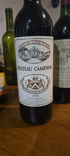Bordeaux Haut-Médoc Grand Cru Château Camensac 1991