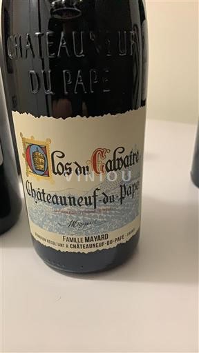 Rhônen laakso Châteauneuf-du-Pape Famille Mayard Clos du Calvaire 2019
