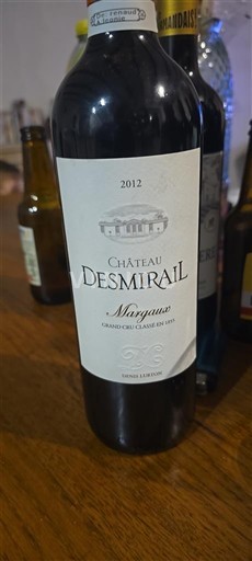 Burdeos Margaux Grand Cru Château Smirail 2012