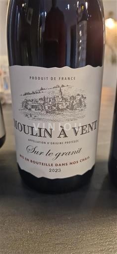 Beaujolais Moulin-à-vent Sur le granit 2023