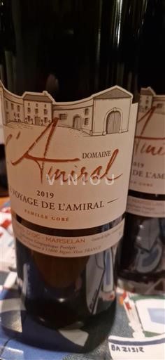 Languedoc y Rosellón País de Oc Domaine Amiral Voyage de l'Amiral 2019