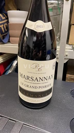 Burgundy Marsannay Clémancey Le Grand Poirier 2023
