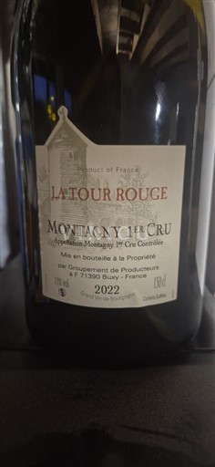Bourgondië Montagny Premier Cru La Tour Rouge 2022