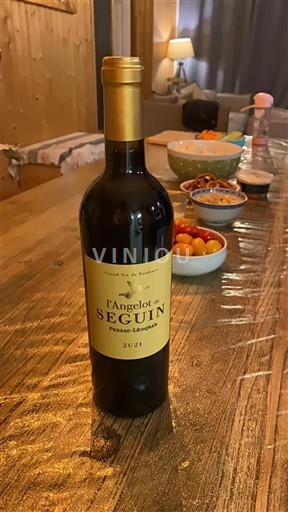 Bordeaux Pessac-Léognan Château Seguin l'Angelot de Seguin 2021