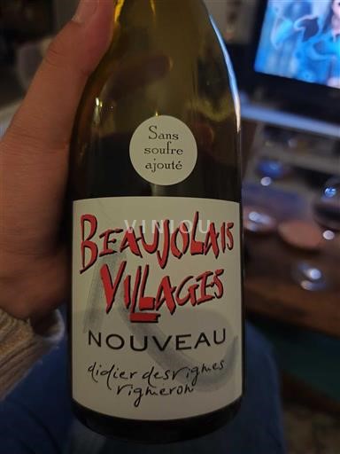Beaujolais Beaujolais-kylät Didier Desvignes Nouveau 2025