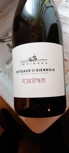 Vallée de la Loire Coteaux-du-giennois Emmanuel Charrier L'Epineau Forcément 2023