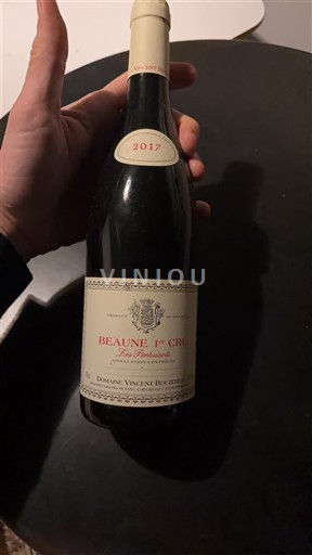 Borgoña Beaune Premier Cru Domaine Vincent Bouzereau Les Montrevenots 2017