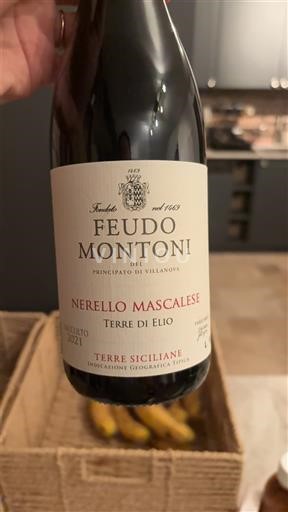 Rượu vang Rouge sec Terre di Elio Feudo Montoni 2021 Ý Sicilia Không được chỉ định DOC