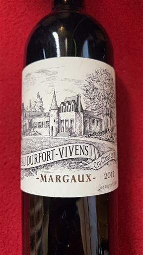 Bordeaux Margaux Château Rfort-Vivens 2012