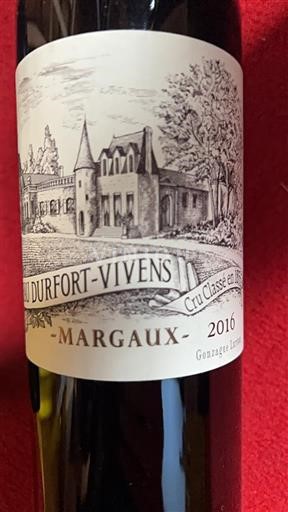 Bordeaux Margaux Grand Cru Château Rfort-Vivens 2016