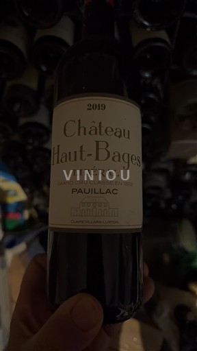 Bordeaux Pauillac Grand Cru Château Haut-Bages Libéral 2019