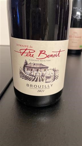 Beaujolais Brouilly Domaine Père Benoit 2021
