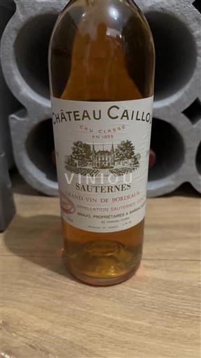 Bordeaux Sauternes Grand Cru Château Caillou 1994