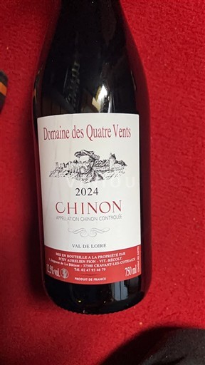 Loire Valley Chinon Domaine S Quatre Vents 2024