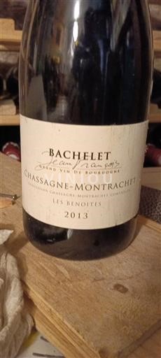 Bourgogne Chassagne-montrachet Bachelet Les Benoites 2013
