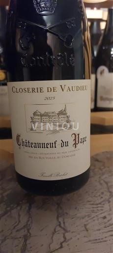 Rhône Valley Châteauneuf-du-Pape Clos de Vaudieu Closerie de Vaudieu 2023