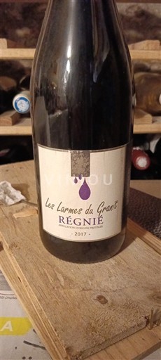 Beaujolais Régnié Les Larmes du Granit 2017
