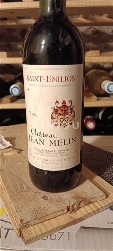 Bordeaux Saint-Émilion Château Jean Melin 1994
