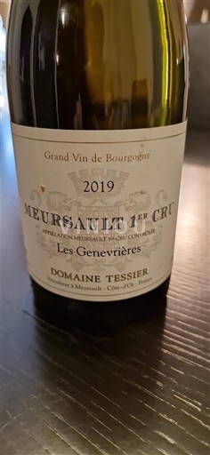 Burgundi Määrittelemätön Premier Cru Domaine Tessier Les Genevrières 2019