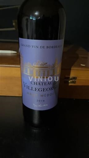 Bordeaux Haut-Médoc Château Villegeorge 2016