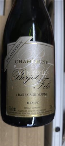 Spumanti Blanc brut Tradition Berjot Fils Non millésimé Francia Champagne AOC