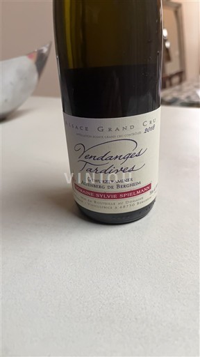 Alsace Gewurztraminer Vendanges Tardives Domaine Sylvie Spielmann Vendanges Tardives 2018