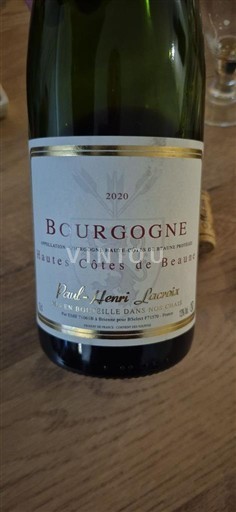 Burgundi Beaunen Ylämaat Paul-Henri Lacoste 2020