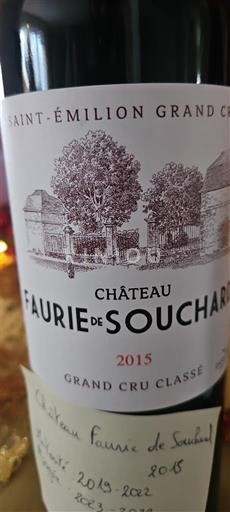 Burdeos Saint-Émilion Gran Cru Grand Cru Classé Château Faurie de Souchard 2015