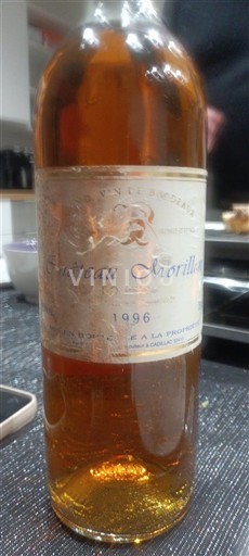 Burdeos Sainte-Croix-Du-Mont Château Morillon 1996