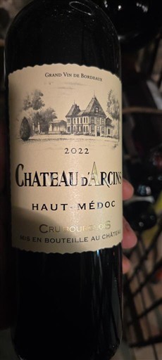 Bordeaux Haut-Médoc Château Arcins 2022
