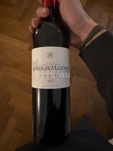 Bordeaux Pomerol Le Seuil de Mazeyres 2023