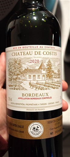 Bordéus Château Costis 2020