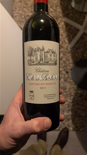 Bordeaux Saint-Émilion Grand Cru Grand Cru Château Côte de Baleau 2011