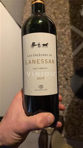 Bordeaux Haut-Médoc Château Lanessan Les Calèches de Lanessan 2015