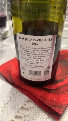 Beaujolais Beaujolais Villages Domaine Lassaubadère May Noir aux Blancs 2025
