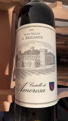 Kalifornialaiset AVA:t Napa Valley Castello di Amorosa Il Brigante 2017