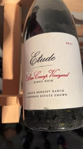 Californische AVA's Niet gespecificeerd Etude Deer Camp Vineyard 2017