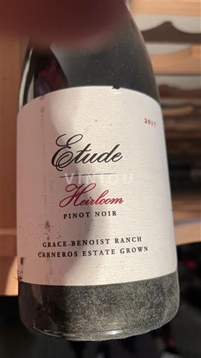 Kalifornijske AVA Los Carneros Etude Heirloom 2017