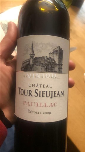 Bordeaux Pauillac Château Tour Sieujean 2009