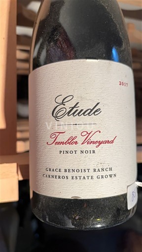 Kalifornijske AVA Los Carneros Etude Temblor Vineyard 2017