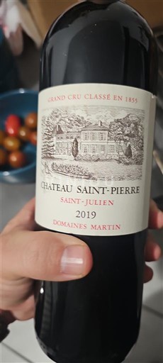 Bordeaux Saint-Julien Grand Cru Château Saint-Pierre 2019