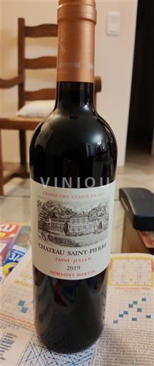 Bordeaux Saint-Julien Grand Cru Château Saint-Pierre 2019