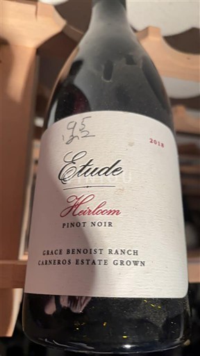 Kalifornijske AVA Los Carneros Etude Heirloom 2018