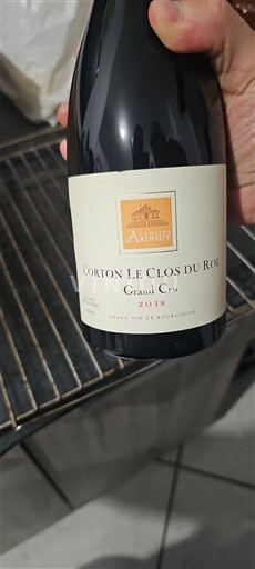 Bourgogne Corton Grand Cru Domaine Ardhuy Corton Le Clos du Roi 2018