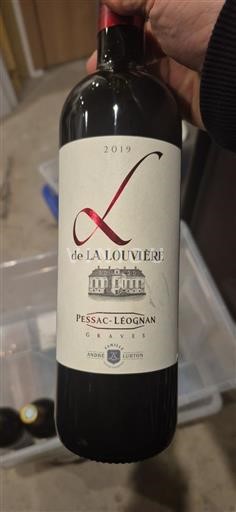 Bordeaux Pessac-Léognan La Louvière L de La Louvière 2019