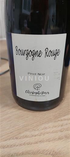 Víno Rouge sec Christophe Paris 2022 Francie Burgundsko Burgundsko ružové AOC